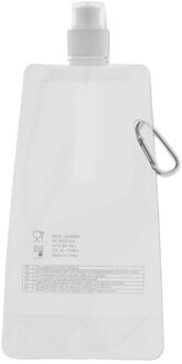 Gates gewoon opvouwbare waterfles 480ml - maat One size Wit