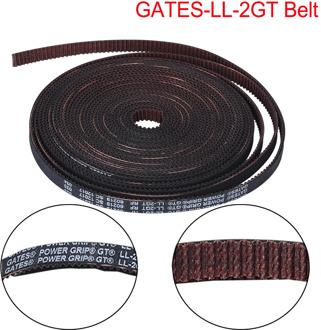 GATES-LL-2GT 2GT Belt Synchronous Belt GT2 Timing Belt 3D Printer Parts Width 6MM 10MM VS GT2-6MM Open Timing Belt For Ender 3