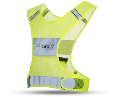 GATO X Vest Reflective geel - L