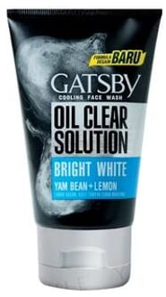 Gatsby Bright White Cooling Face Wash 100g