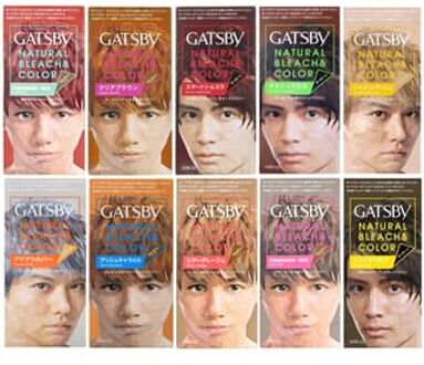 Gatsby Natural Bleach & Hair Color Clear Brown