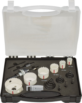 Gatzaagset 15-delig metaal - B-38663 B-38663