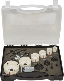 Gatzaagset 15-delig metaal - B-38679 - B-38679