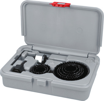 Gatzaagset met verzinkboor voor hout en gipsplaat | 68; 86; 100 x 27 mm - 2608594503