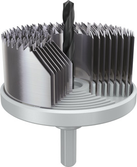 Gatzaagset voor hout en gipsplaat | 25; 32; 38; 44; 51; 57; 63; 68 x 28 mm - 2608594509