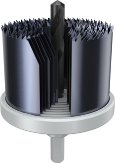 Gatzaagset voor hout en gipsplaat | 26; 32; 39; 45; 51; 58; 64 x 44 mm - 2608594508