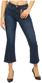 Gaudi Flare Denim Jeans Hoge Taille Flared Gaudi , Blue , Dames - W32,W30,W28