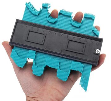 Gauge Contour Meetinstrument Profiel Kopie Gauge Plastic Duplicator Standaard 5 Breedte Hout Markering Betegelen Laminaat Tegel Tool groen