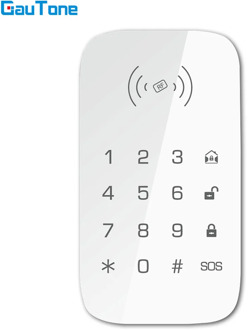 GauTone PK10 Wireless Keypad 433MHz for Alarm System Home Security PG107 PG103 support RFID Card Wireless Password Keypad