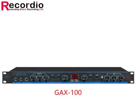 GAX-100 Dsp Professionele Power Karaoke-Ontworpen Voorversterker Met 99 Digitale Reverb Effecten Aanpassing Luidspreker Zonder Ruis