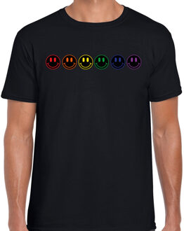 Gay Pride shirt voor heren - zwart - LHBTI 2XL