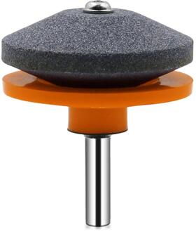 Gazon Blade Sharpener Boor Slijpen Boor Slijper Grasmaaier Sneller Roterende Boor Blade Sharpener Slijpen Tool Tuin Maaier oranje