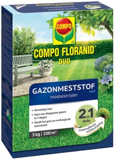 Gazonmeststof met mosbestrijder - 3 kg