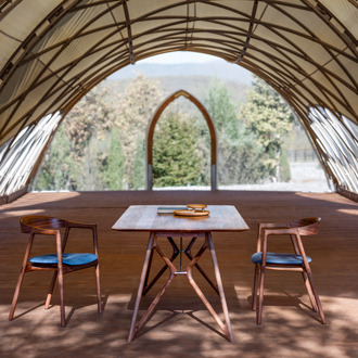 Gazzda Tink table houten eettafel wild walnut - 200 x 90 cm Bruin