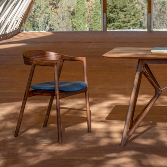 Gazzda Tink table houten eettafel wild walnut - 240 x 90 cm Bruin