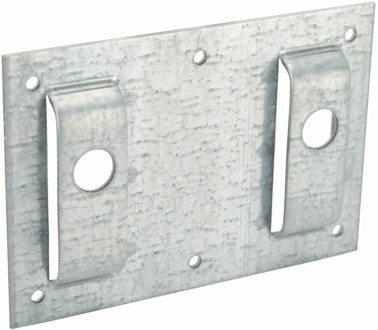 GB achterplaat voor boerenklinkstel zink magnesium | 1 stuk - 17270424