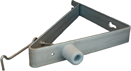 GB deuropvangbeugel haaks compleet 275x250x330 40x4 A2 etiket | 1 stuk - GB72464