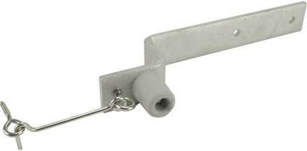 GB deuropvangbeugel vlak 215x50x60 40x8 thermisch verzinkt etiket | 1 stuk - GB73480