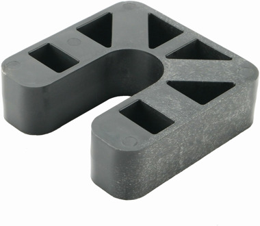 GB drukplaat met sleuf 20mm zwart; 40 per zak | 40 stuks - 17434760