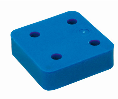 GB drukplaat zonder sleuf 20mm blauw; 48 per zak | 48 stuks - 17434720