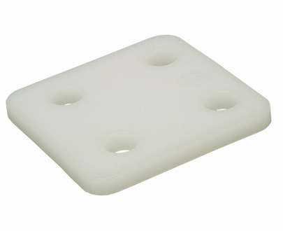 GB drukplaat zonder sleuf 6 x70x70mm transp etiket; 48 per zak | 192 stuks - 17534706