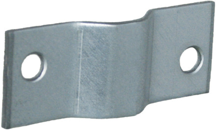 GB gaaspaneelklem dubbel voor 5/6/8mm gaas 50x20 dik 2 zink magnesium | 100 stuks - GB91010