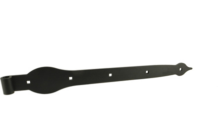 GB heng klassiek 600x45x6mm pendia Ø16 epoxy zwart etiket | 1 stuk - 17242824