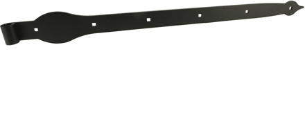 GB heng klassiek 800x45x6mm pendia Ø16 epoxy zwart etiket | 1 stuk - 17242825