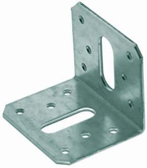 GB hoekanker 50x50/60x2.0 rvs A2 etiket | 100 stuks - 17981805