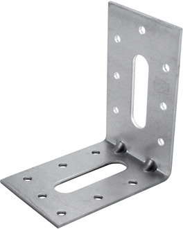 GB hoekanker met 2 rillen 80x100/60x2.5 zink magnesium | 100 stuks - 17780032