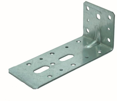 GB hoekanker met ril 60x120/60x2.5 sendzimir verzinkt etiket | 100 stuks - 17781904