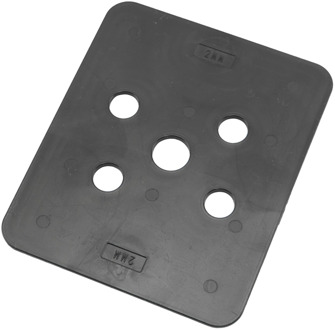 GB hogedrukplaat 100x120x2 ABS drukbelasting 16200kg; 144 per zak - GB349202