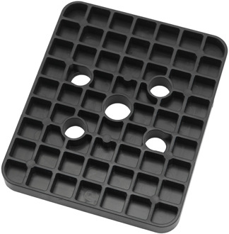 GB hogedrukplaat Eco 100x120x10 ABS drukbelasting 6900kg; 48 per zak | 48 stuks - GB349211