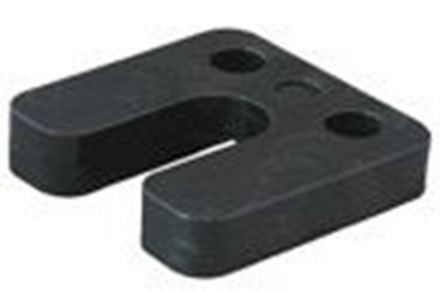 GB hogedrukplaat met sleuf 70x70x10 etiket; 48 per zak | 144 stuks - 17434850