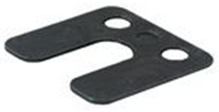 GB hogedrukplaat met sleuf 70x70x2 etiket; 48 per zak | 288 stuks - 17434842