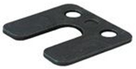 GB hogedrukplaat met sleuf 70x70x3 etiket; 48 per zak | 288 stuks - 17434843