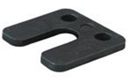 GB hogedrukplaat met sleuf 70x70x5 etiket; 48 per zak | 192 stuks - 17434845