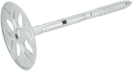 GB instortplug nylon 8x120mm isolatiedikte 60- 80 zilvergrijs | 125 stuks - GB332120