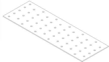 GB koppelplaat 100x300x2.0 sendzimir verzinkt | 25 stuks - GB014350025