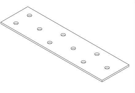 GB koppelplaat 40x150x2.0 sendzimir verzinkt | 100 stuks - GB014240100