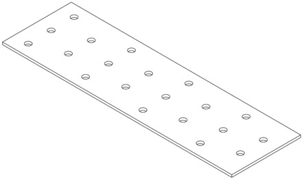 GB koppelplaat 60x200x2.0 sendzimir verzinkt | 50 stuks - GB014270050