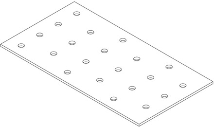 GB koppelplaat 80x150x2.0 sendzimir verzinkt | 50 stuks - GB014280050