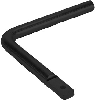 GB kruk 110x115 boerenklink dd 40 epoxy zwart etiket | 1 stuk - 17204231