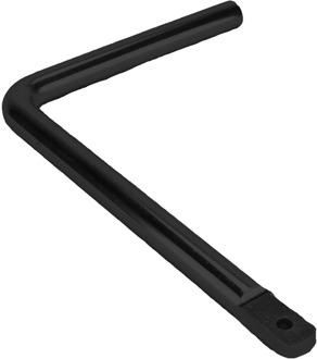 GB kruk 200x115 boerenklinkstel dd 90-125 epoxy zwart etiket | 1 stuk - 17204238