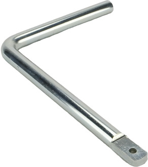 GB kruk 200x115mm voor boerenklink deurdikte 90-125mm vz | 1 stuk - 17204228