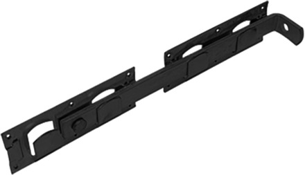 GB overslaggrendel 450x70x8 mm epoxy zwart etiket | 1 stuk - 17274429