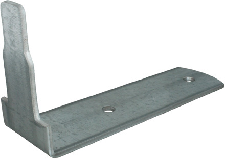 GB pijpdrager 250x100 65x5 vlak verzinkt | 1 stuk - 17710047