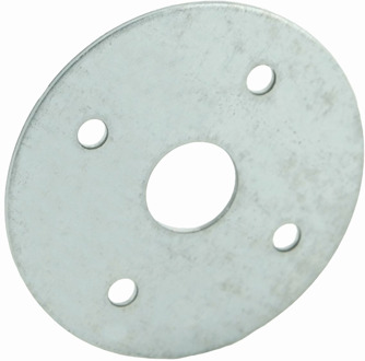 GB plaatje voor boerenklinkstel verzinkt | 1 stuk - 17270425