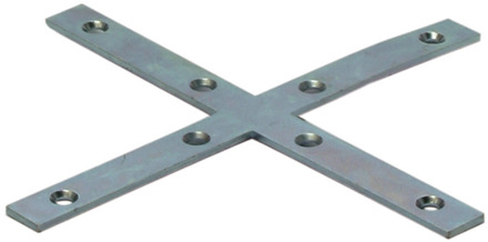 GB raamkruis 130 11x2 zink magnesium etiket | 25 stuks - GB83321