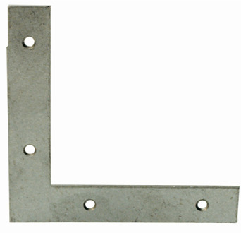 GB rechte raamhoek 100x18x1.5 verzinkt | 100 stuks - 17233100